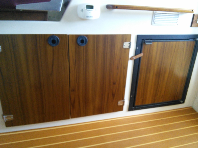 Cabinet doors and refrigerator panel.   Simply covered the originals and you cannot tell. Yea!