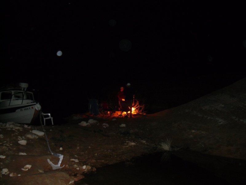 Campfire & Full Moon by Rana Verde