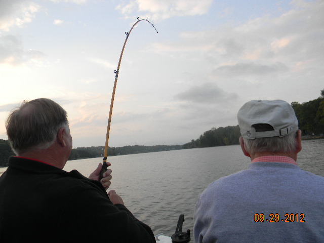 Camping at Smith Mt. Lake 004  "Fish ON"