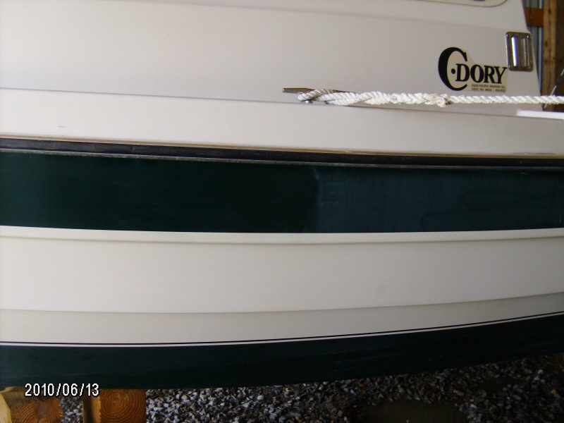 Can you see the wax line and the dull side ?