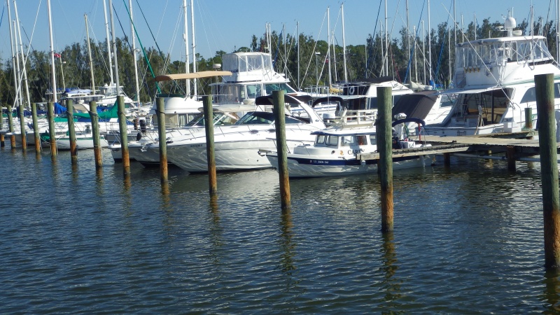 Cape Canaveral.  Carpy is always the smallest boat in the marina.