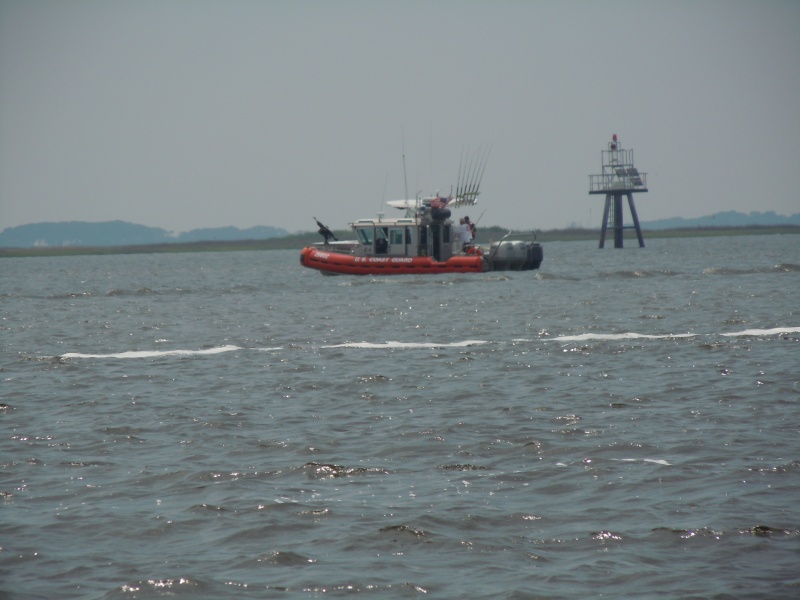Cape Fear CG inspection.  Note M60 on bow.