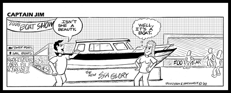 Captain Jim sees the boat for the first time