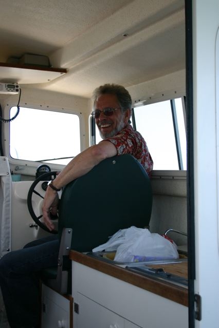 "Captain" Wayne at Helm