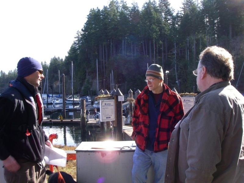 Carl (C-Daisy), Jim (Endurance), Steve (Capital Sea)