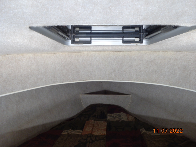 Carpeted V-Berth
ceiling and sides