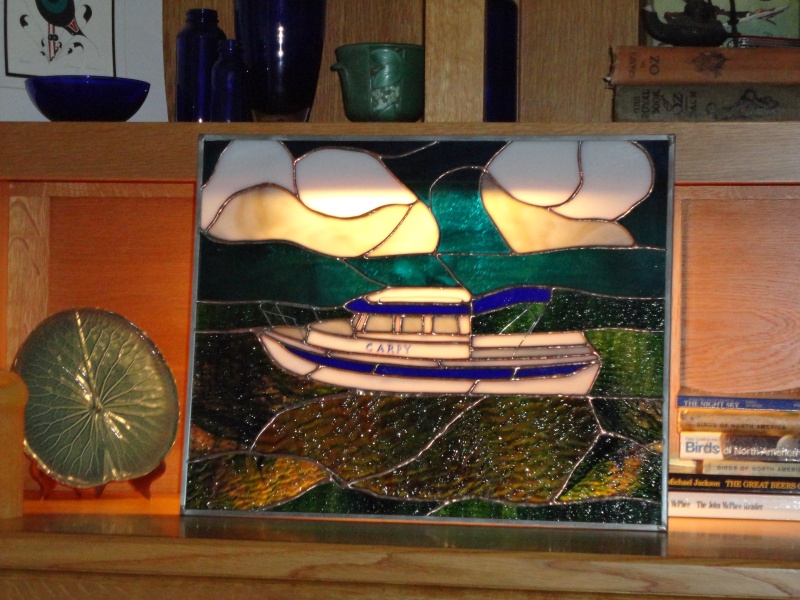 Carpy in stained glass