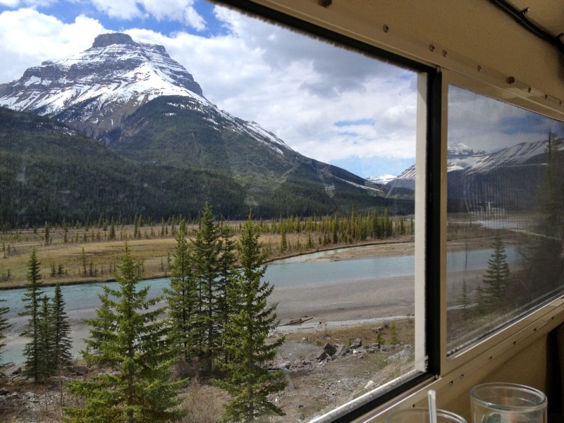 Casey and Mary's Rolling Cafe ... the food is great but the constantly changing view is always incredible!