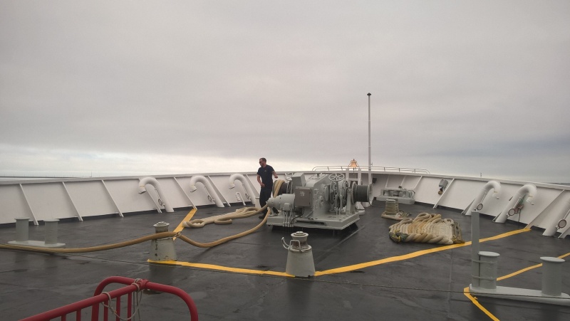 Casting off in Port Angeles on the Coho to Victoria.