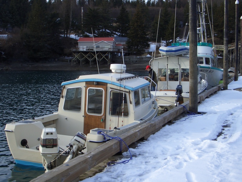 (catdogcat) Halibut Cove State dock.