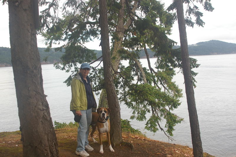 Cathy & Juno at Panther Point