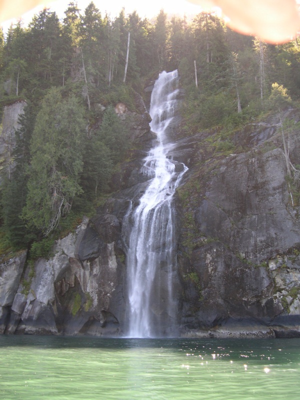 (CAVU) Waterfall in Toba Inlet