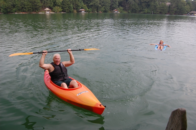 cayak on Lake Tellico