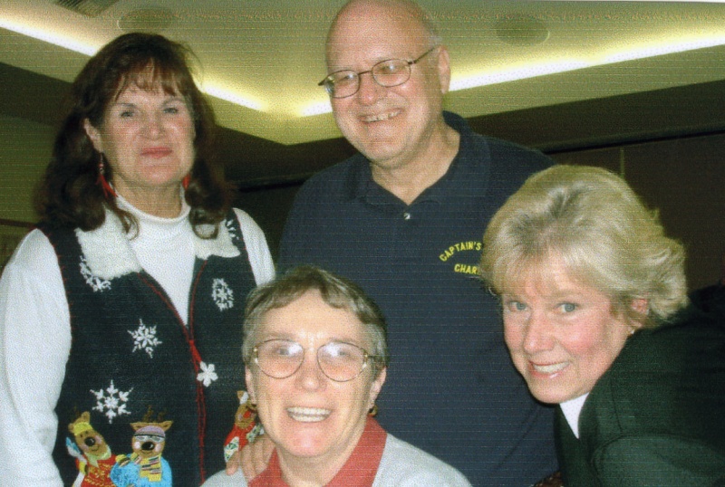 CBC Jan 2006: Linda, Ruth & Sue with Charlie (Captains's Choice).