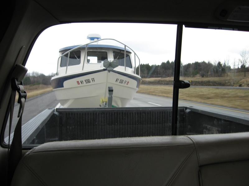 CD25 being towed home