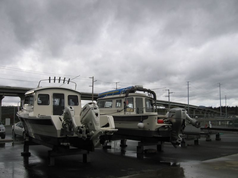 CDory next to Cape Cruiser