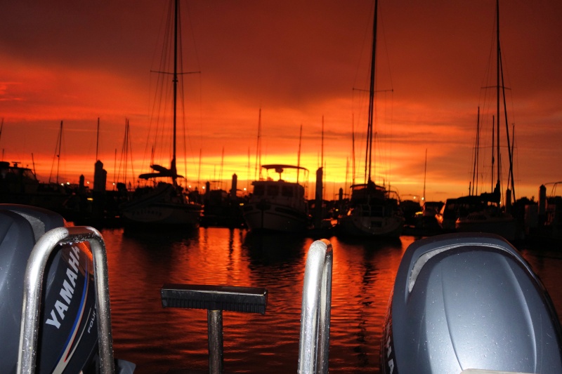 Charleston, SC city dock after squall on  JAX to MYR ATL ICW adventure
