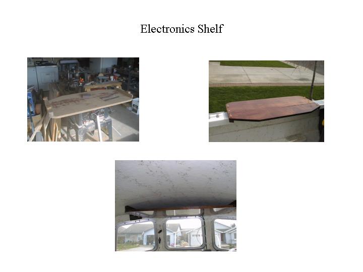 (Cheers) Overhead Electronics Shelf