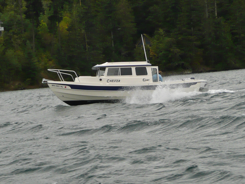 Chester comming back from a Port Townsend cruise Saturday afternoon