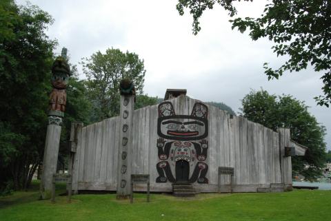 Chief Shakes Long-House, Wrangell, Alaska