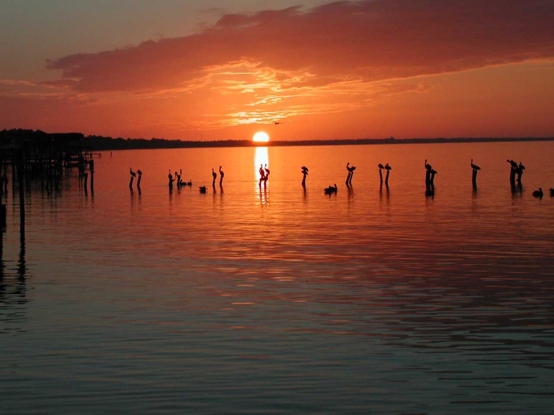 Choctawhatchee Bay at Sunset