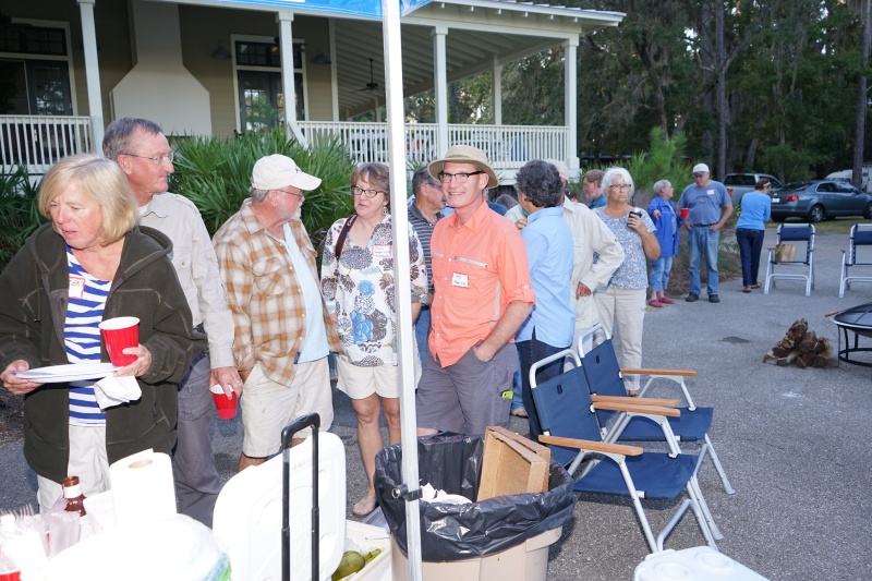 chow line Friday night