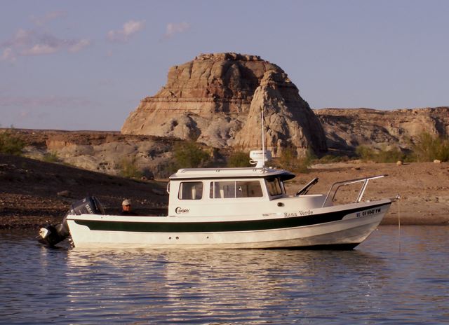 Chris on Rana Verde at Warm Creek Bay 9-16-08