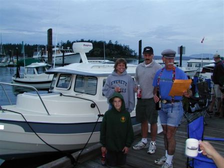Christening at Lopez, Opening day, 2004