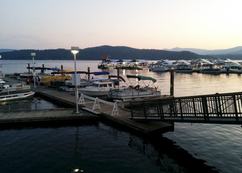 City Docks. We were there for the 4th of July Weekend and managed to get an open spot for a night on Friday. $2 and hour to stay there. The marina resort next door had a flat fee of $350 for Friday thru Sunday. I\'ll take the $2 per hour, thank you