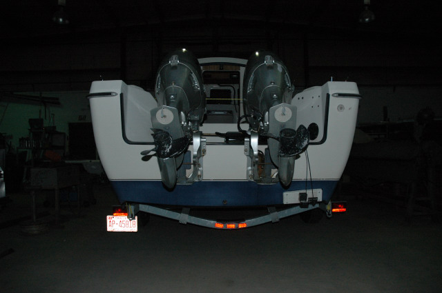 Cleaned up transom