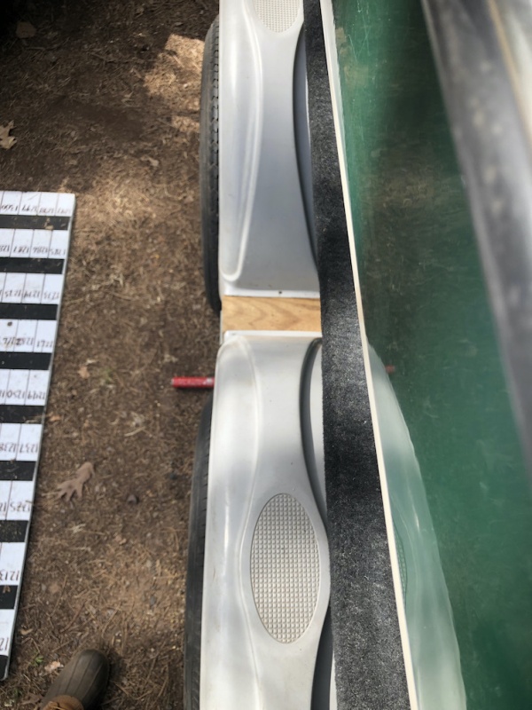 Clearance Test for Width w 14 inch Tires/Wheels