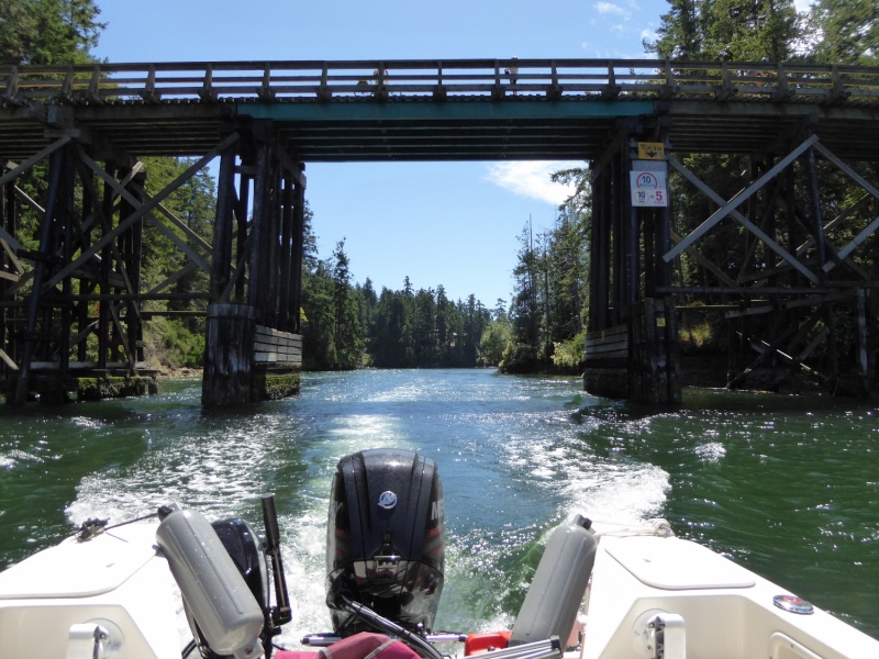 Clearing through Pender Canal