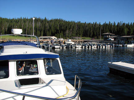 Close to the rental docks