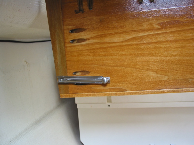 Close Up of Bolt in Forward Facing Seat Mode