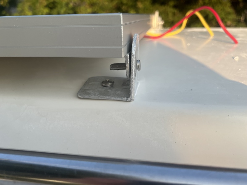 Close up of brackets