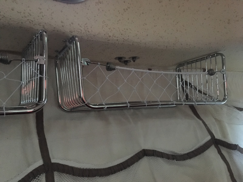 Closeup of rack and mounting method.