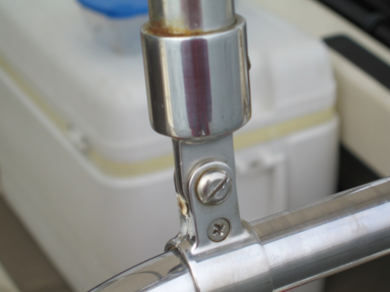 Cockpit rail fitting.  1\" bimini fitting.