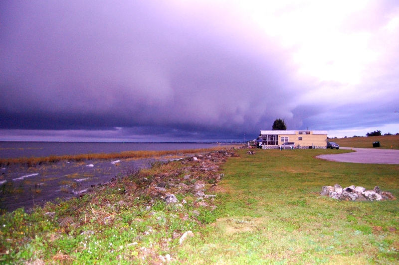 Cold front arriving Lake O