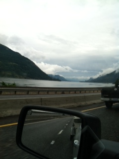Columbia River Gorge (look in mirror)