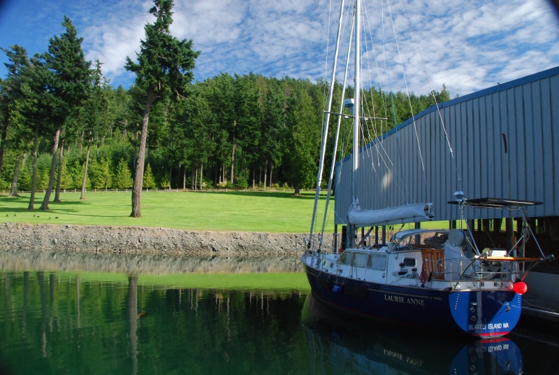 Coming into Blakley Marina
