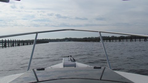 Coming out of the southern end of lake George coming back into the St. John's