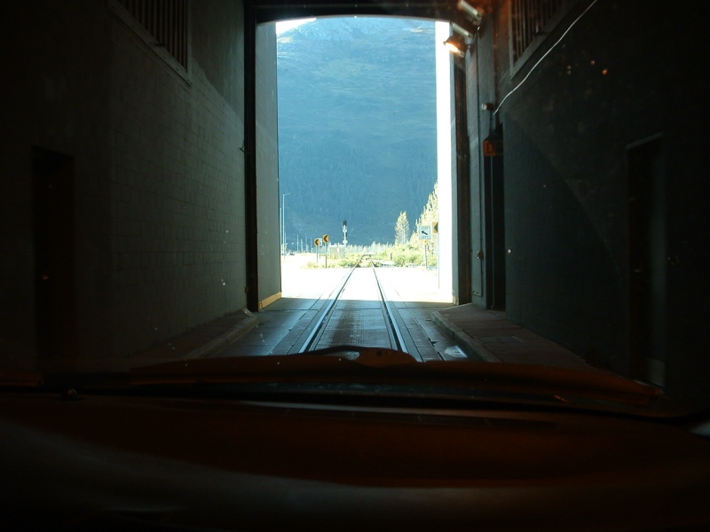 Coming Out of the Whittier Tunnel