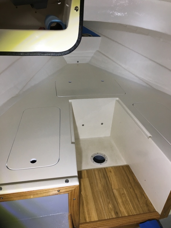 Completed V berth mod.