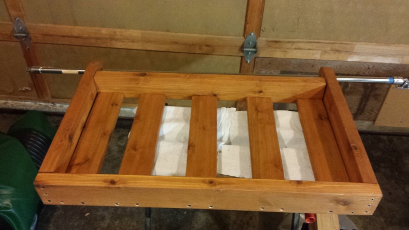 Cooler rack-idea "borrowed" from Brett on Sea-Cup