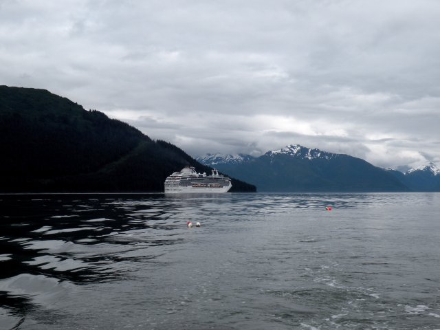 Coral Princess departing Juneau