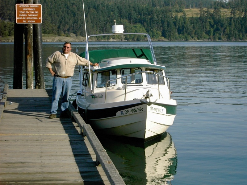 Coronet Bay Marina at Deception Pass. Getting ready for some time in the islands.