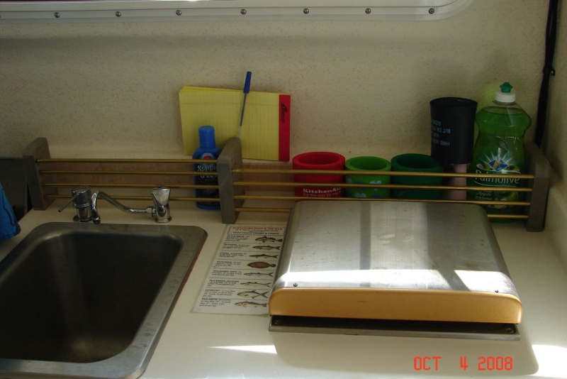 Counter organizer.