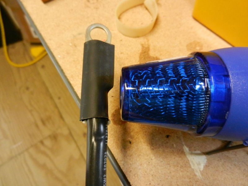Cover all with adhesive-lined heatshrink tubing