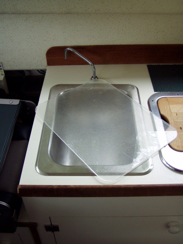 Cover for Sink Under Galley-Side Bed