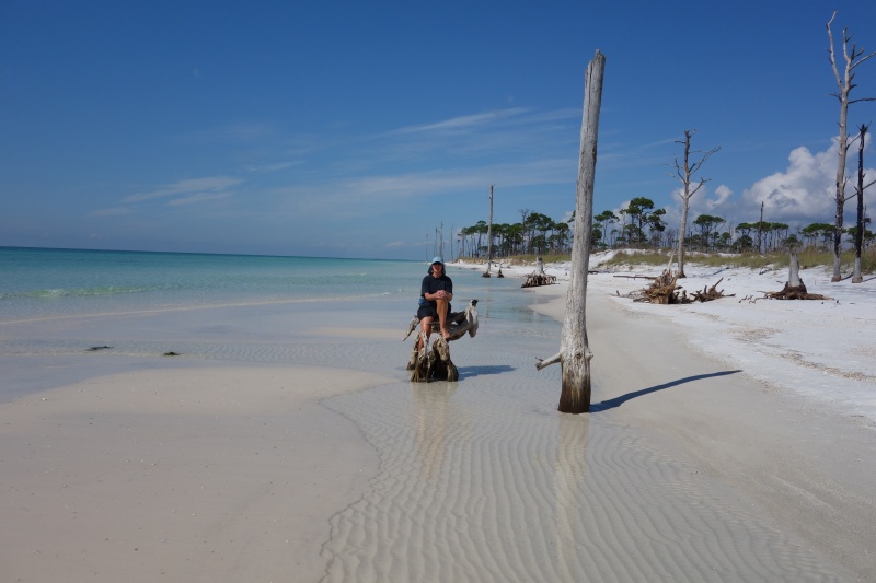 Crooked Island Fl, requires 20 mile trip in the Gulf but worth it, in October